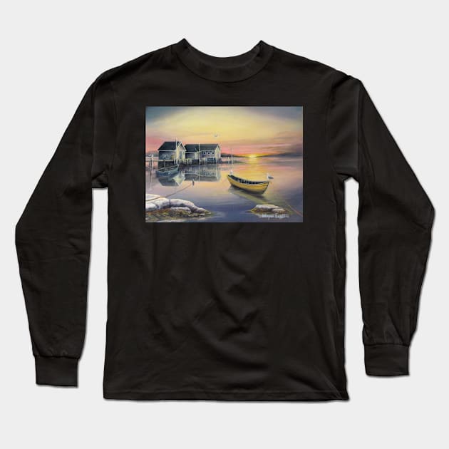 Roxanne Cove Long Sleeve T-Shirt by Wayne2015